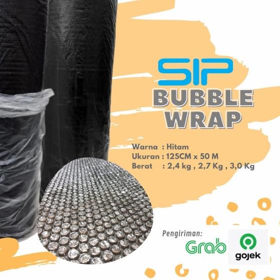 

Plastik Bubble Wrap SIP 125 cm x 50 m Cileungsi - Hitam, SIP +/- 2,7 kg