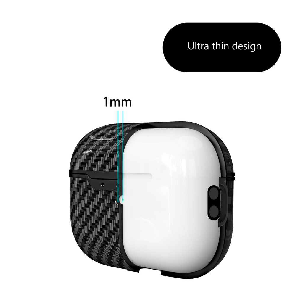 Soft Case TPU Motif Carbon Fiber Simple Ultra Tipis Anti Air Cover Airpods Pro 2