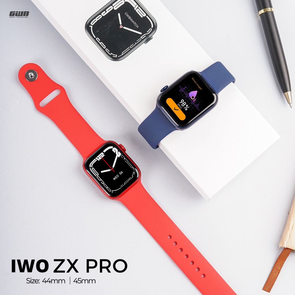 BERGARANSI✅ IWO ZX  PRO WIRELESS  CHARGER( BISA TELEPON DAN ANGKAT TELEPON )SMARTWATCH [FREE 2 STRAP]