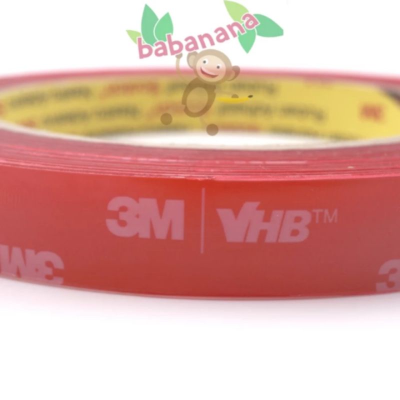 Double Tape 3M 4910 VHB Transparan double sided 4.5M x 12mm x 1.0mm