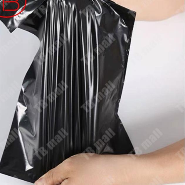 

Plastik Packing Polymailer LDPE Hitam 35X50CM Glossy isi 50pcs Tebal