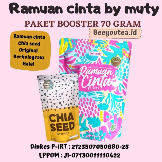 Ramuan cinta by muty 70 gram (paket booster)