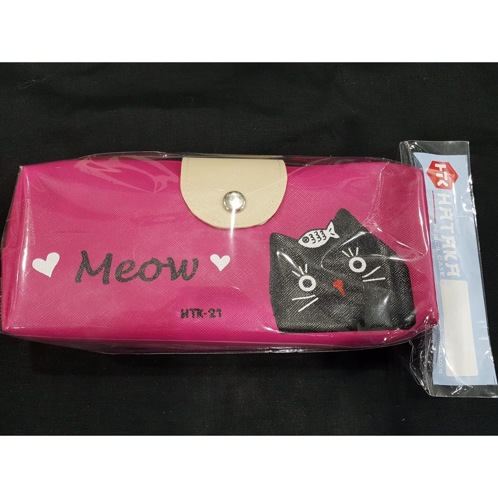 

kotak pensil motif kucing lucu unik tempat alat tulis kotak pulpen