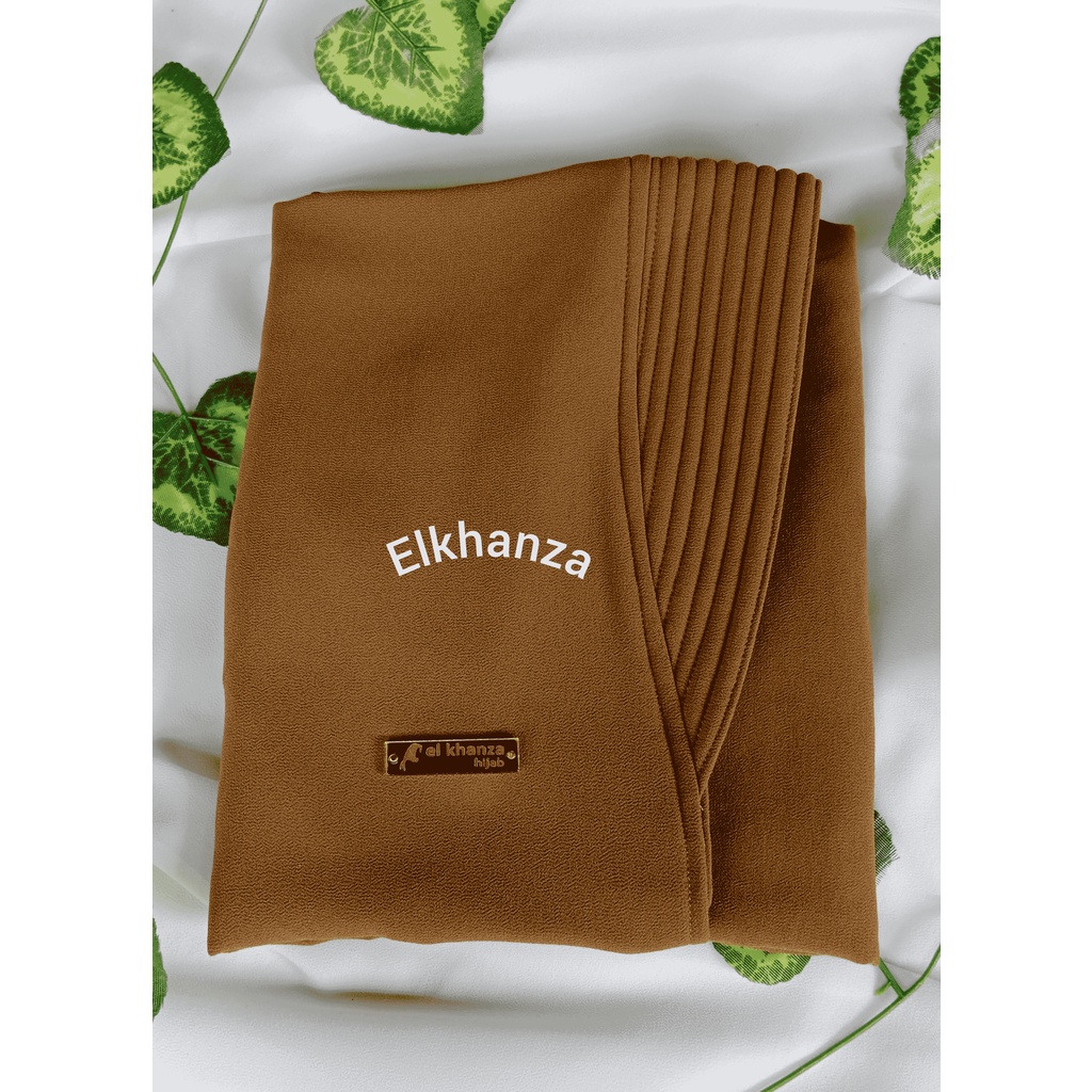 Terbaru Khimar Syar'I 2Layer L Ceruty Babydoll/ Khimar Ceruty 2 Layer Jilbab Lancip Depan By