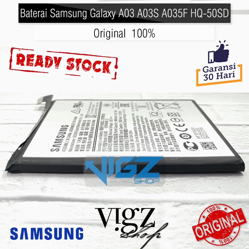 Baterai Samsung Galaxy A03s A03 A02s HQ-50s HQ50s Original 100%