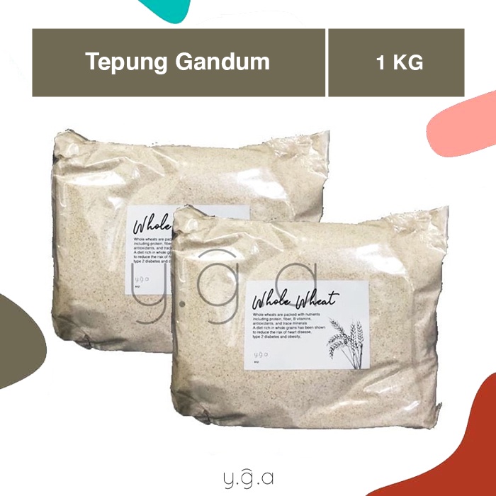 

Tepung Gandum Whole Wheat Flour 1KG