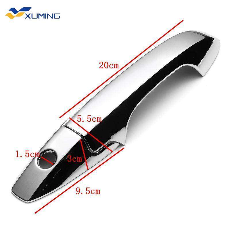 Xuming Cover Trim Handle 4 Pintu Bahan ABS Lapis Krom Untuk Honda CR-V CRV 2007 2008 2009 2010 2011