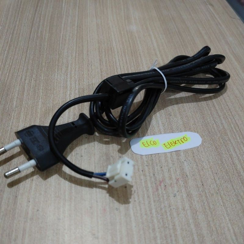 Kabel ac buntung korea full tembaga plus soket 1.5meter