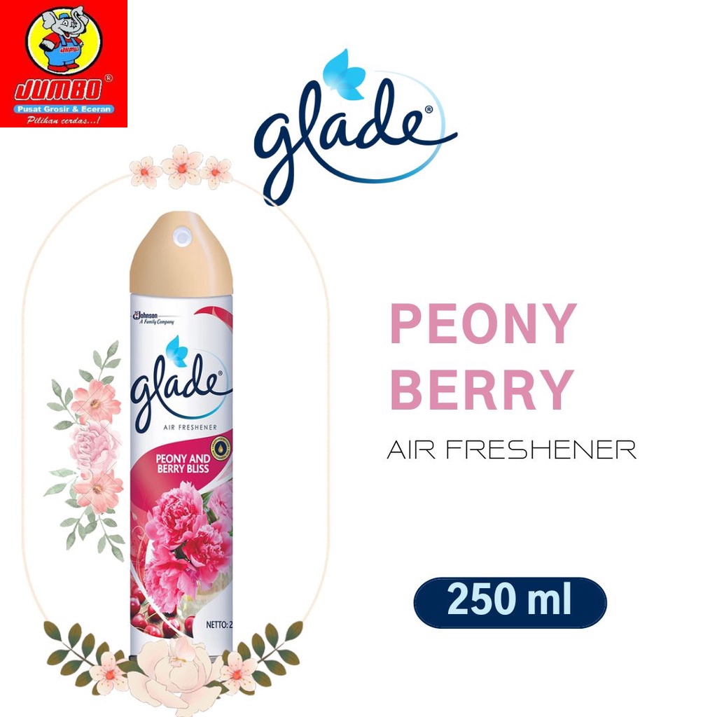 Glade Air Freshener 225ml Peony Berry / Glade Pengharum Ruangan 250ml