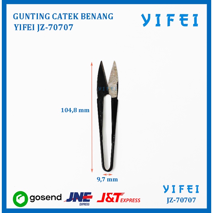 GUNTING BENANG KAIN BAHAN-GUNTING CEKRIS YIFEI-70707