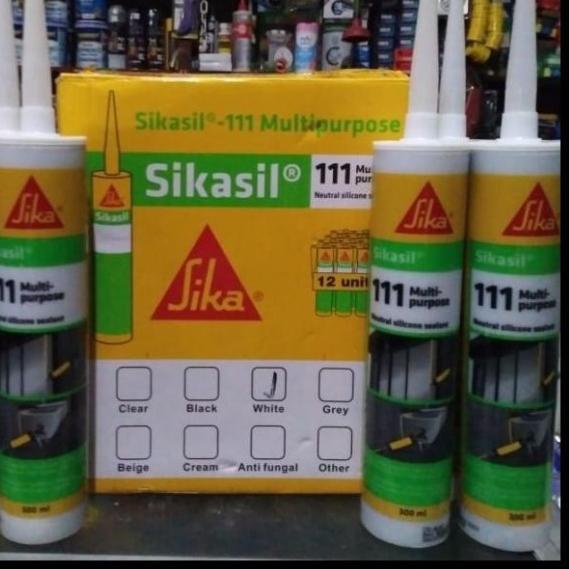 

Sika Sikasil 111 Netral 300 ml sikasil AP sealant silicone 300ml CLEAR