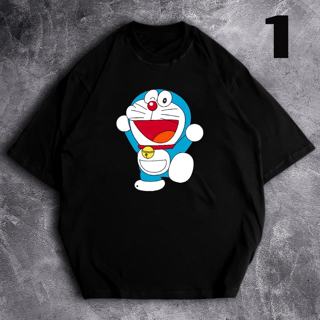 GSC - Kaos Oversize DORAEMON SERIES / Kaos Oversize Bahan Cotton 24S