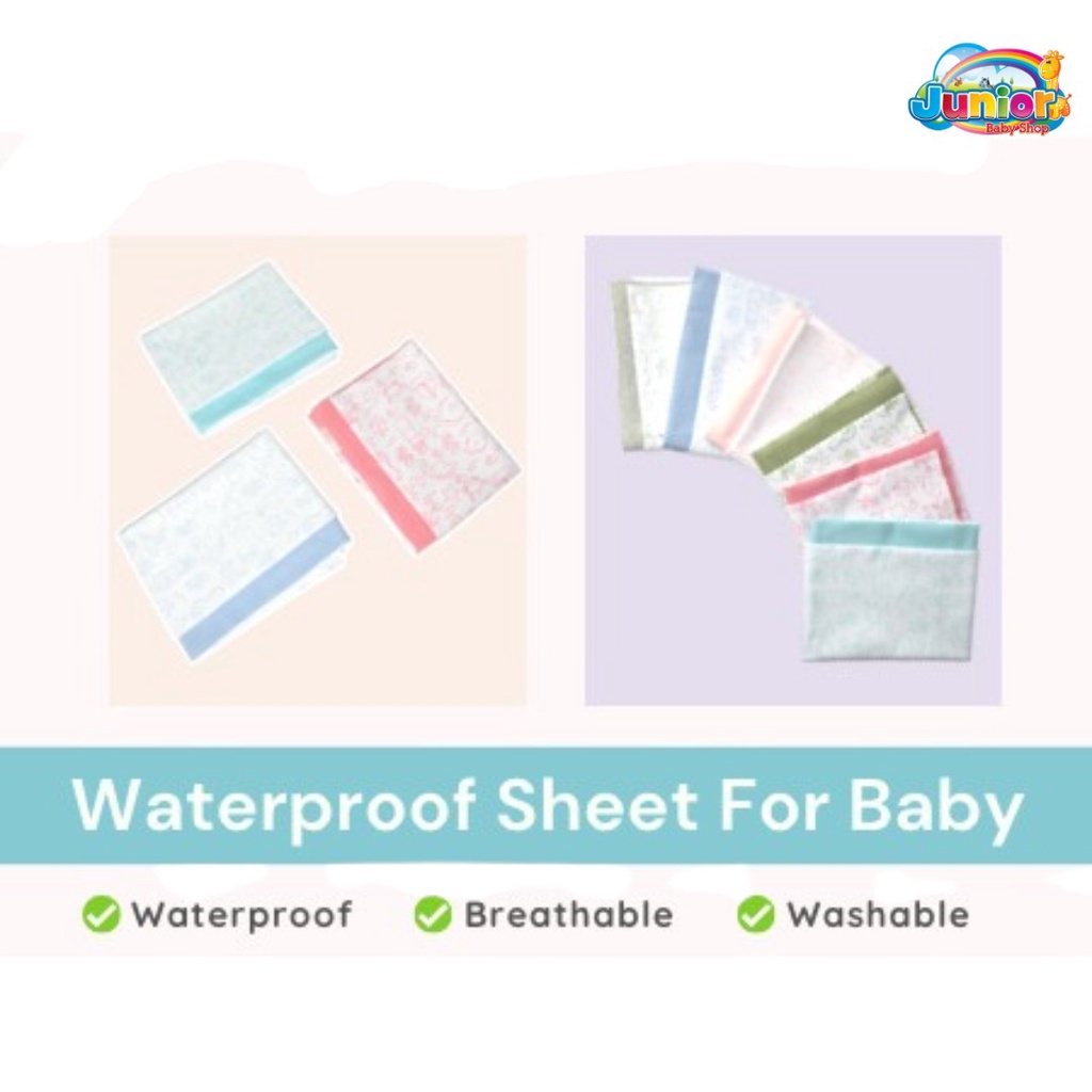 Den N Jes Waterproof Sheet Travel 32x42 Perlak Bayi