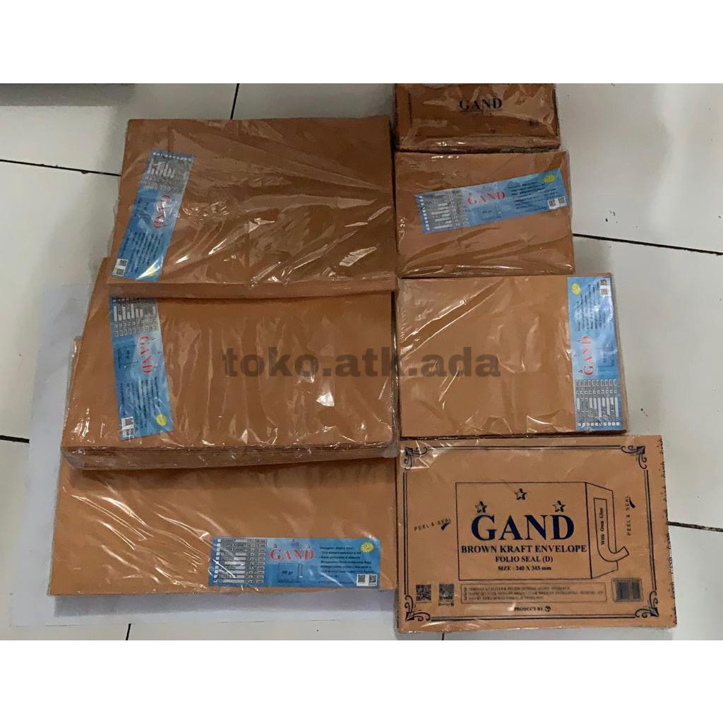 

AMPLOP COKLAT DENGAN SEAL UKURAN A4 220 X 300 MM / MAP COKLAT DENGAN LEM ISI 100 LEMBAR