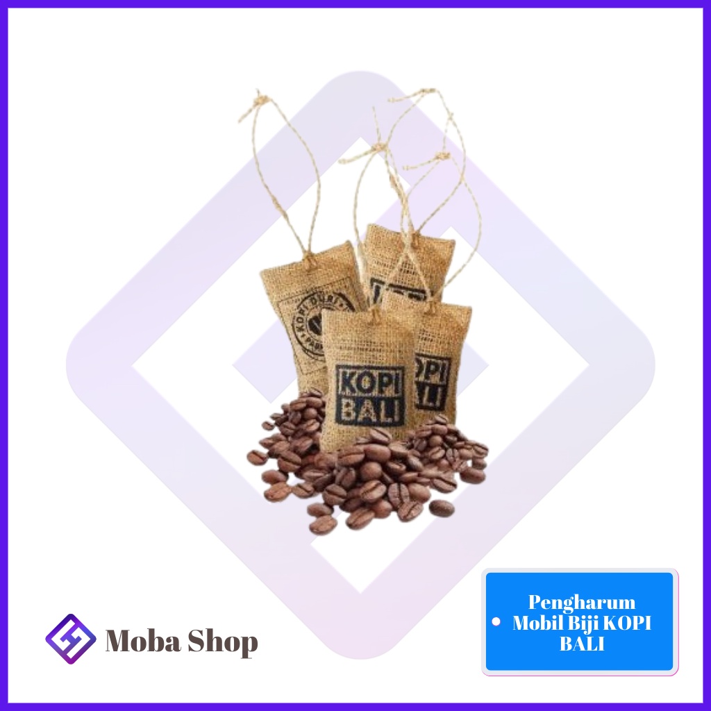 Pengharum Pewangi Gantungan Mobil Biji KOPI BALI