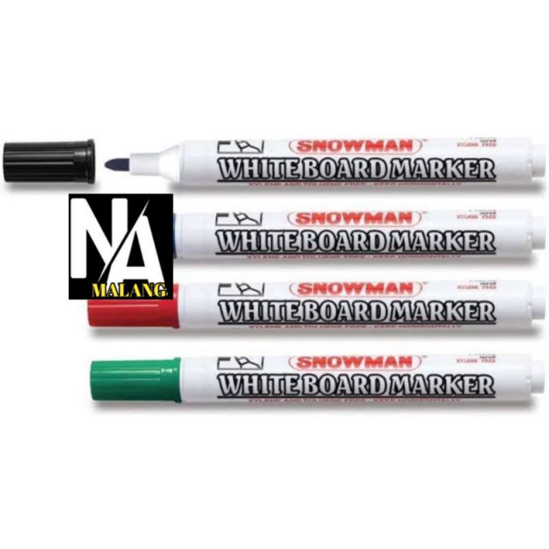 

Spidol Snowman White Board Papan Tulis Marker BG-12