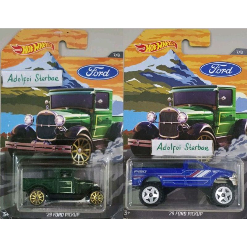 hotwheels hot wheels '29 ford pickup pick up edisi ford trucks 7/8 error blister isi ford f 150
