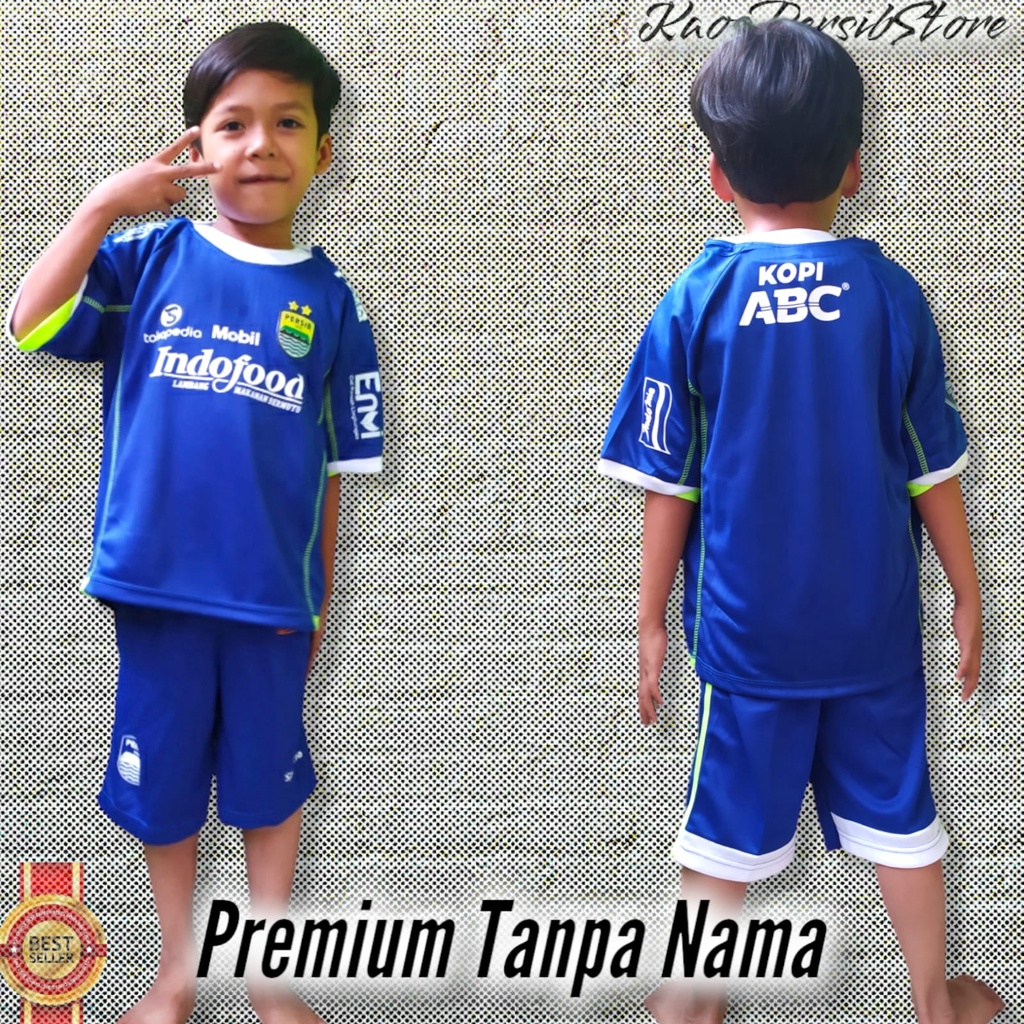 BEST SELLER NEW SPONSOR Baju bola anak persib grad3 or1 2023 2024 bisa request nama sendiri