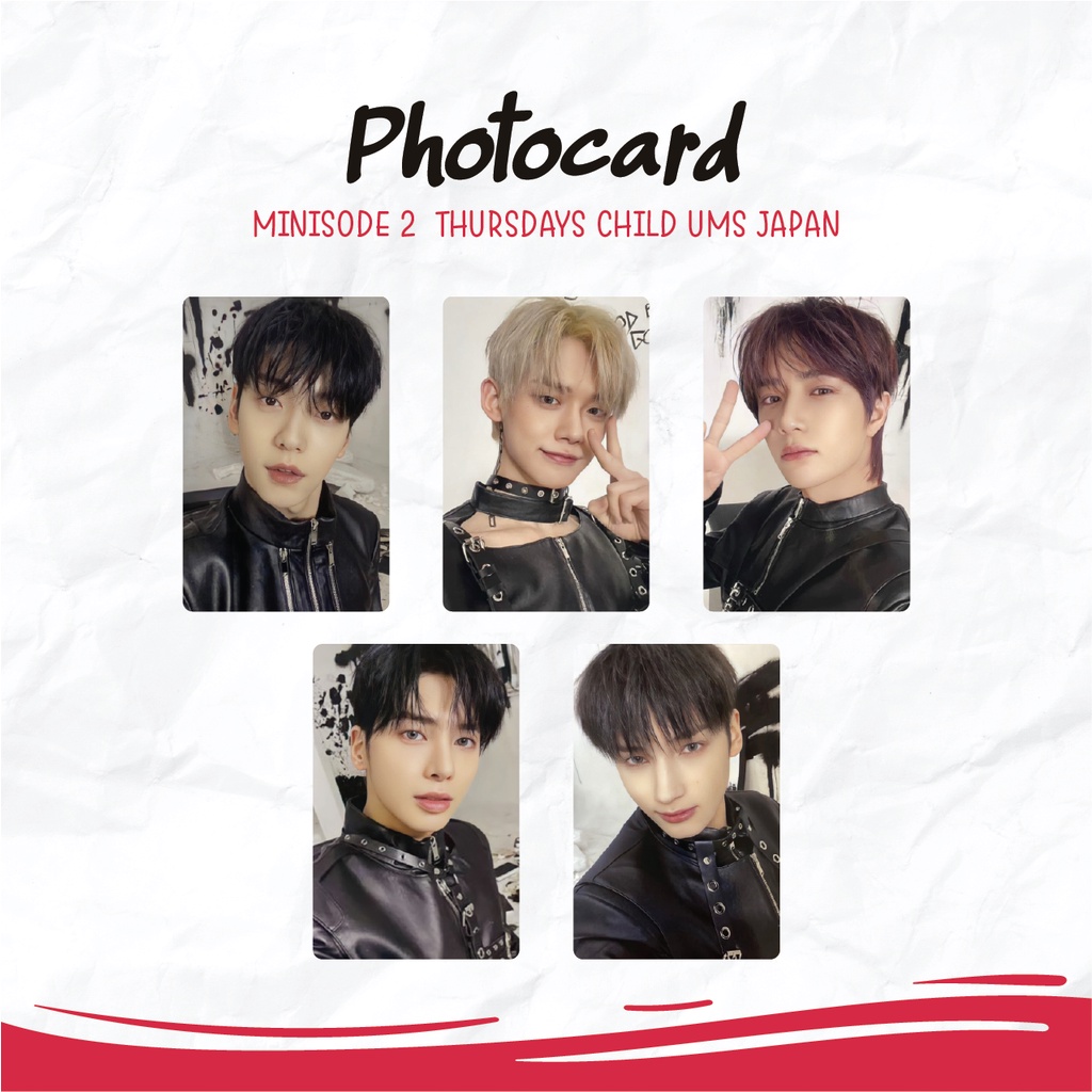 Photocard TXT MINISODE 2  THURSDAYS CHILD UMS JAPAN