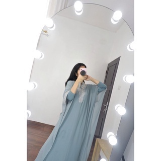 Gamis Kaftan Wanita Renda Mewah Elegan Simple Cocok Untuk Kondangan / Dres Remaja 2022 Kekinian Tikt