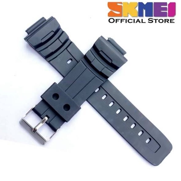 Strap Tali Jam Tangan SKMEI 1472 Rubber Jam Skmei 1472 Warna Hitam
