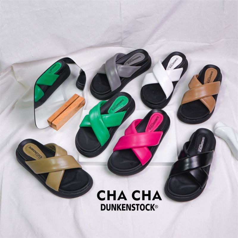 dunkenstok chacha/sandal wanita dunkenstock chacha