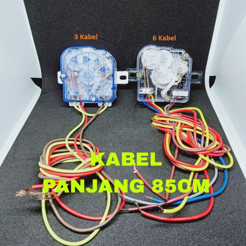 Timer Mesin Cuci Multi Universal 3 dan 6 kabel Panjang 85CM