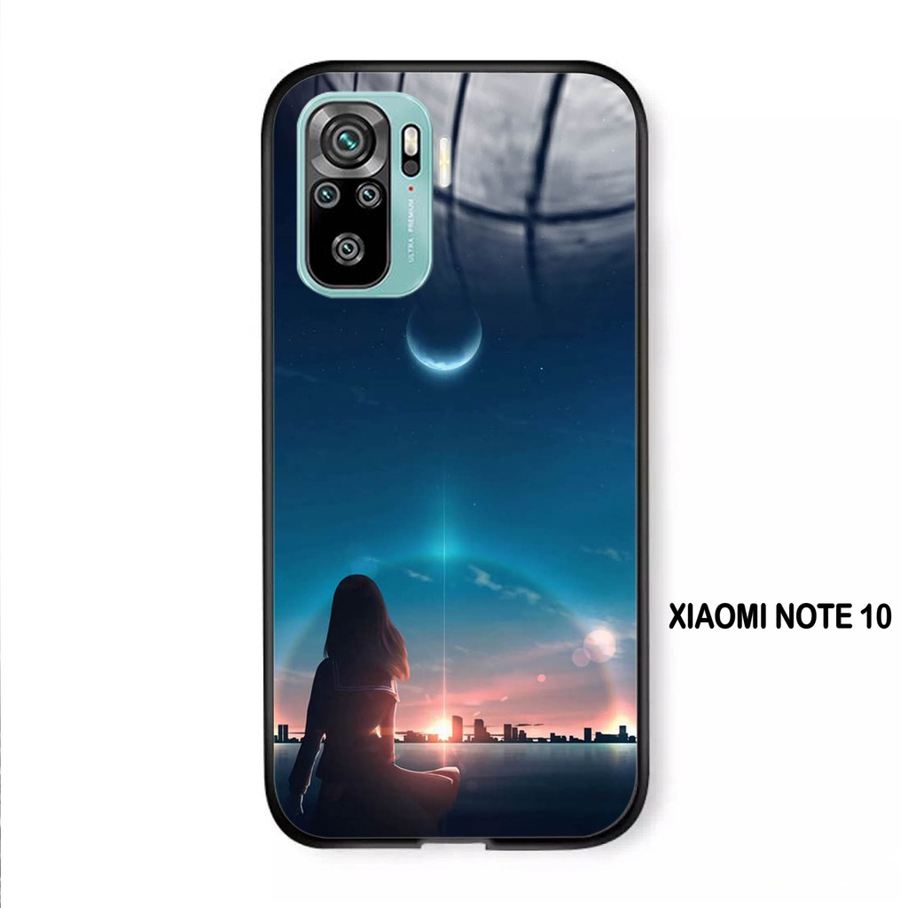 Softcase Kaca XIAOMI REDMI NOTE 10  - Case Handphone XIAOMI REDMI NOTE 10 [T38]
