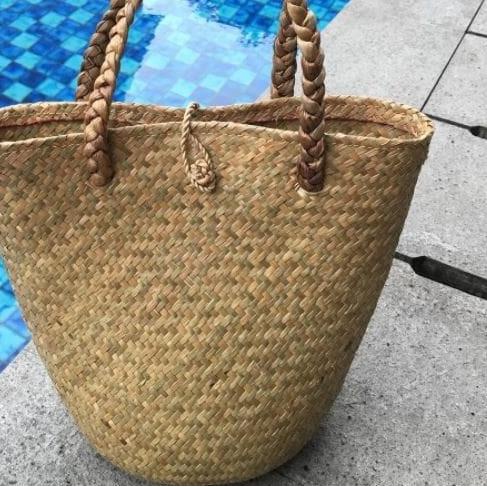 Tas Purun Oval Tali Eceng Gondok, Tas Enceng Gondok, Tas Anyam Rotan