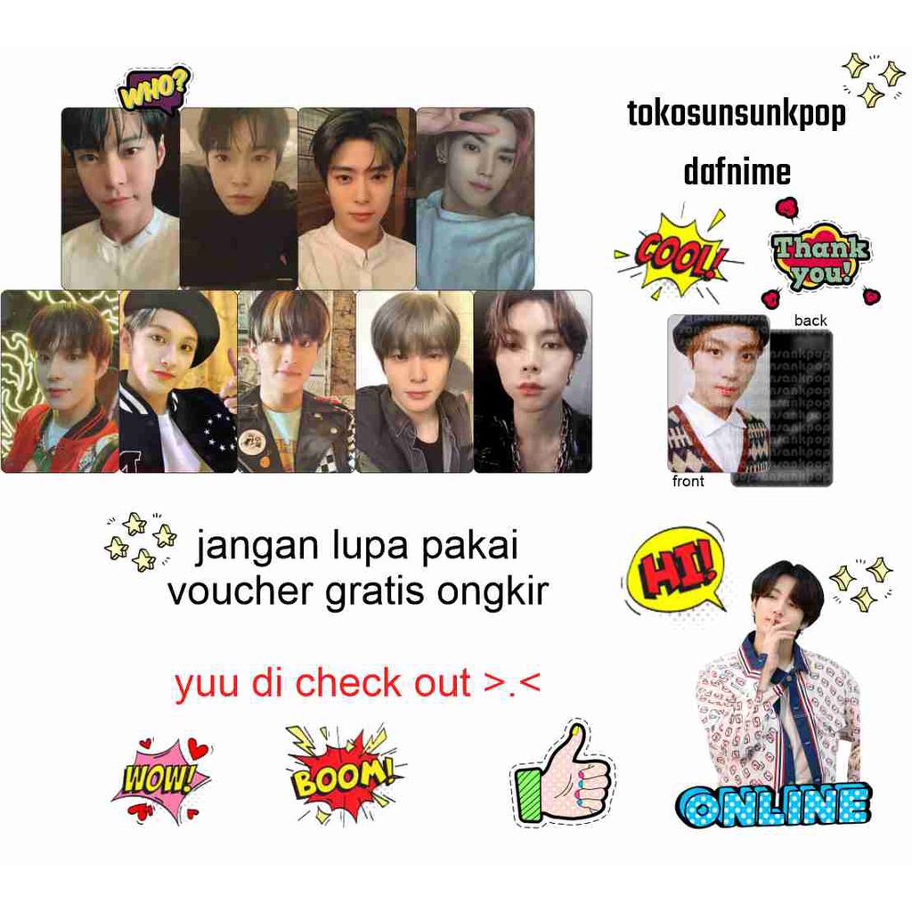 photocard unofficial JAEHYUN JUMATAN nct 127 ilichil 1 2 7