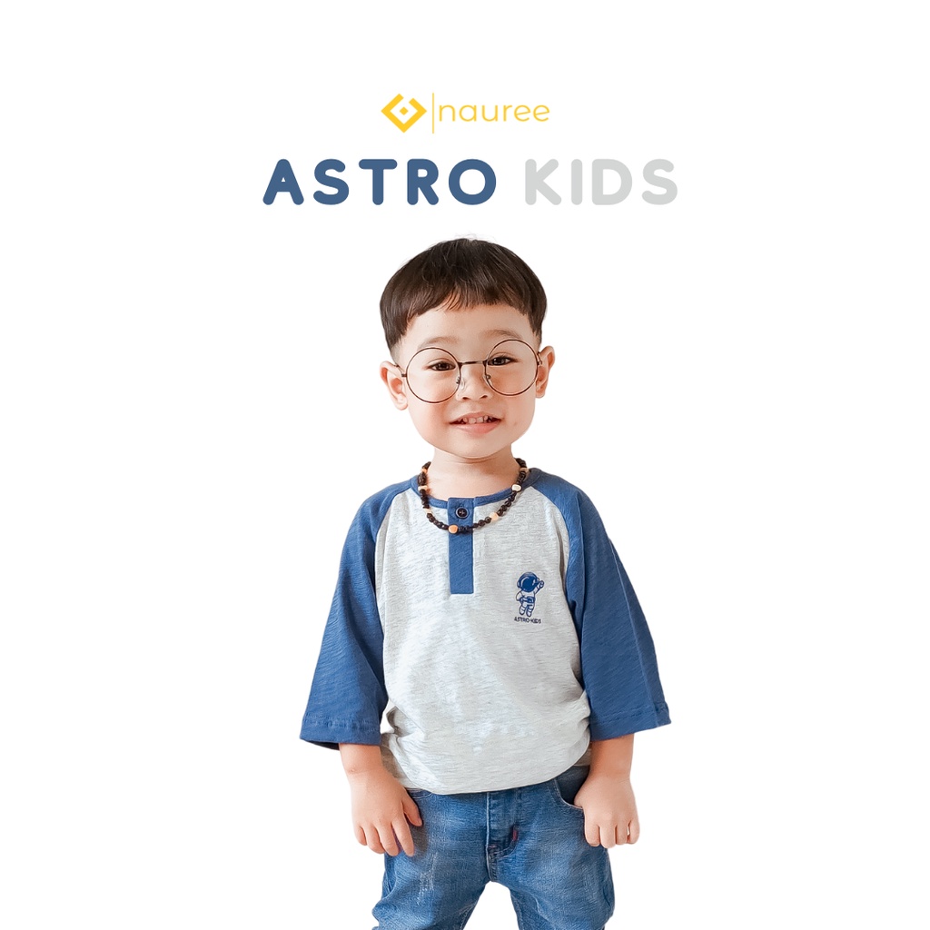 Nauree - Kaos Polo Anak Laki Astro Bahan Cotton Slub Murah