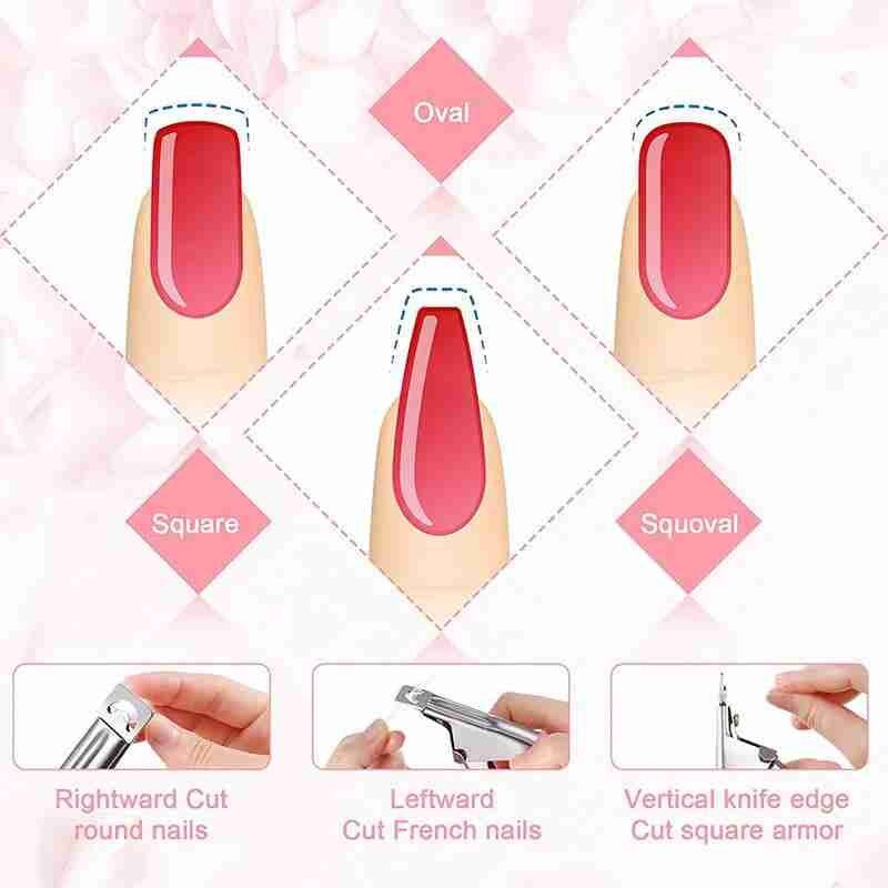 Nail Cutter Alat Pemotong Kuku Palsu / Gunting Nail Extension False Nail Clipper STAINLESS F847