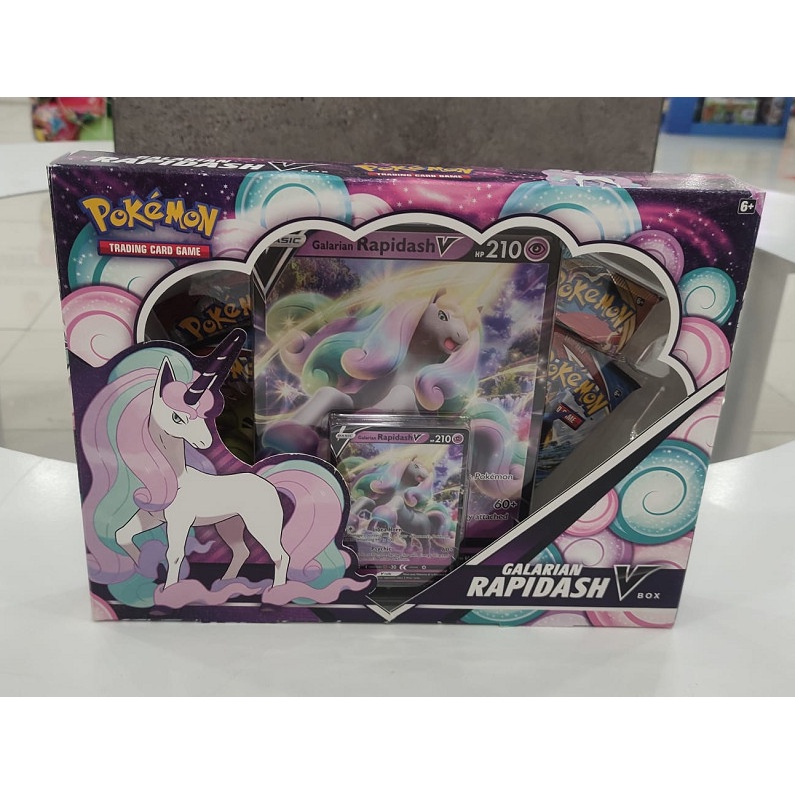 Sale Mainan: Pokemon Trading Card Games Galarian Rapidash V Box Ori