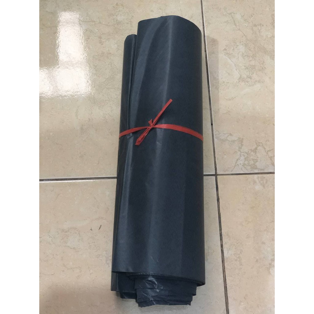 Plastik R51 polymailer / kantong kurir dhl  black glossy isi 100 pcs