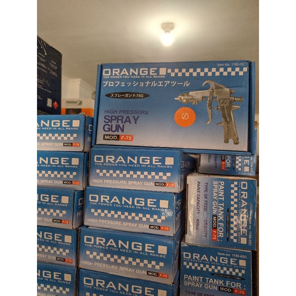 SPRAY GUN ORANGE F75