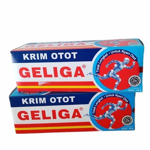 Krim Otot GELIGA anti nyeri sendi analgesic Cream cap lang kesehatan