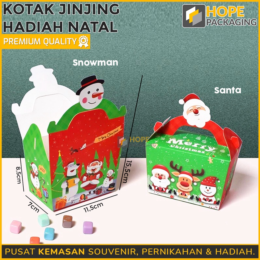 

Gift Box Natal / Kotak Hadiah Natal / Box Kue Natal / Kotak Hampers / Kotak Souvenir Natal / Box Bingkisan Snack / Gift Box Permen/Coklat