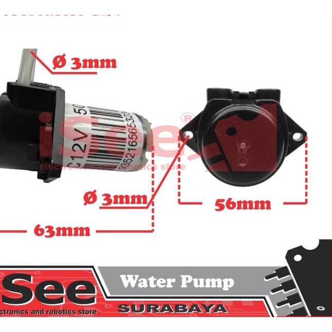 DC 12V Peristaltic pump