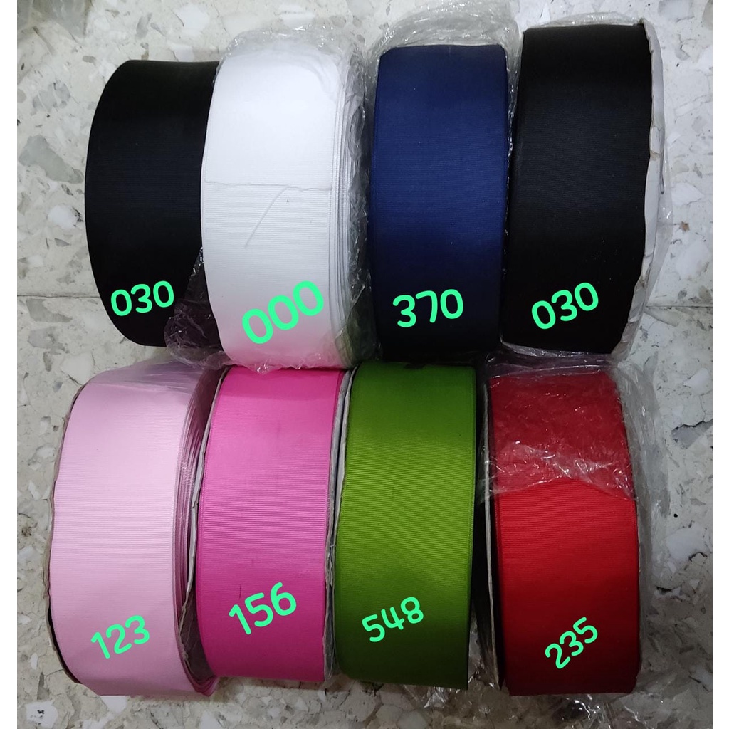 1 METER  - PITA SATIN LEBAR 5cm &amp; 7,5 cm | PITA  DOUBLE SATIN LEBAR | PREMIUM