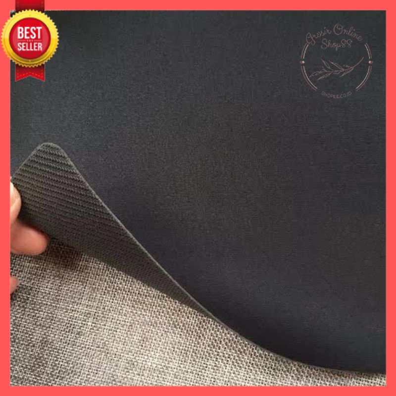 GOS - A114 - Tatakan alas flexible Mouse Pad /  Alas Mouse HITAM POLOS