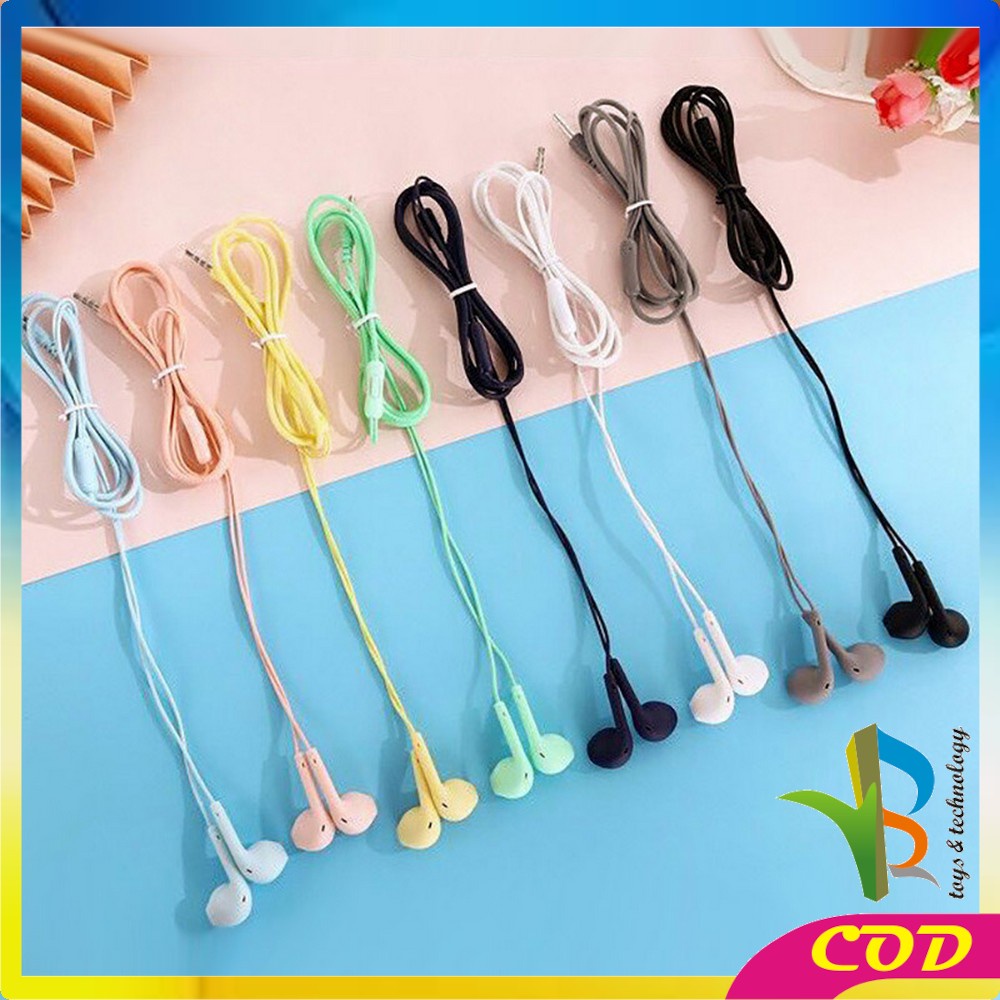 RB-C394 Headset Macaron Matte Color U19 Hifi / Handsfree Mate Colorfull Earphone Hifi Extra Bass / Hansfree Stereo U19 Warna Warni