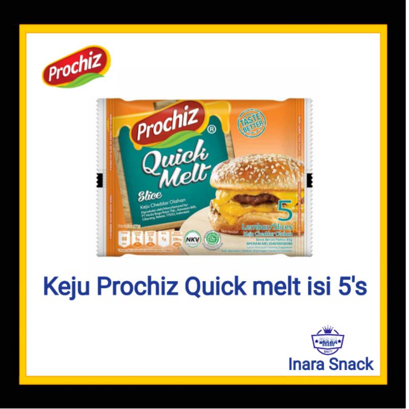 

Keju Prochiz Qiuck Melt isi 5'S