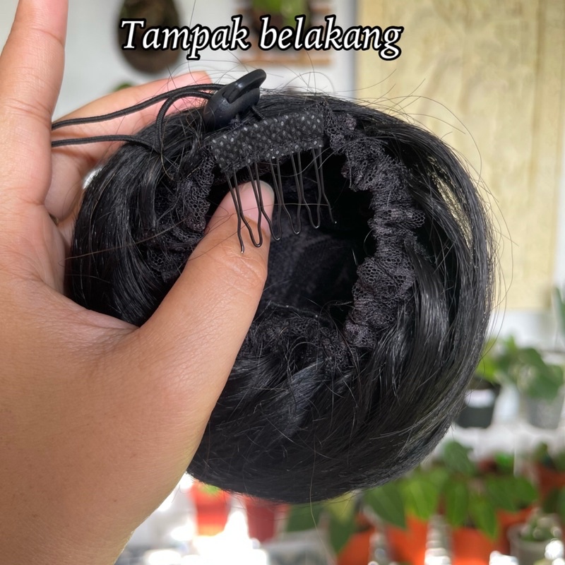 PREMIUM sanggul bulat/ sanggul bali/ rambut cepol/ sanggul modern/ rambut ulir