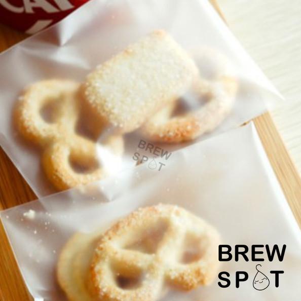

Plastik Transparant Doff dengan Perekat - Plastic for Cookies 14x14 cm