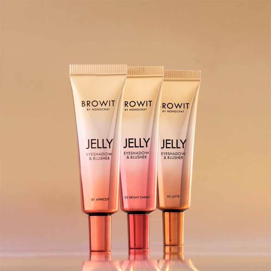 [TERMURAH] Browit Jelly Eyeshadow &amp; Blusher By Nongchat | Blush On Light &amp; Smooth | Browit.id