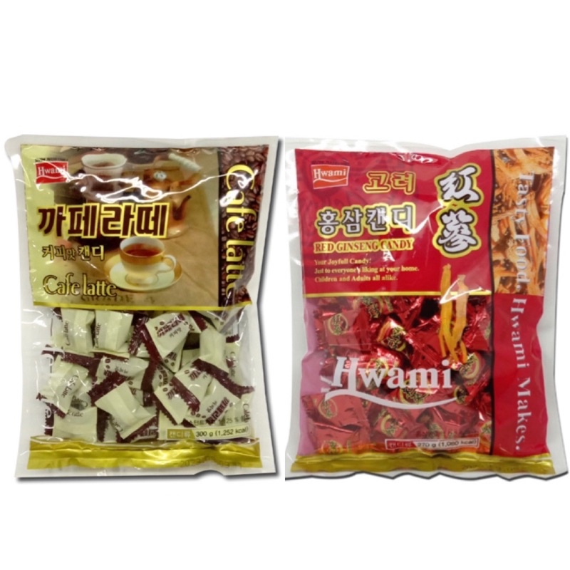 

Hwami Red Gingseng Candy 270 Gr / Hwami Cafe Latte Candy 300 Gr / permen / Hwami / Red / Gingseng / Candy / Cafe / Latte / kopi / ktio