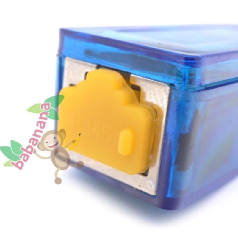 Dust Cover LAN RJ45 plug penutup anti debu Socket kuning router