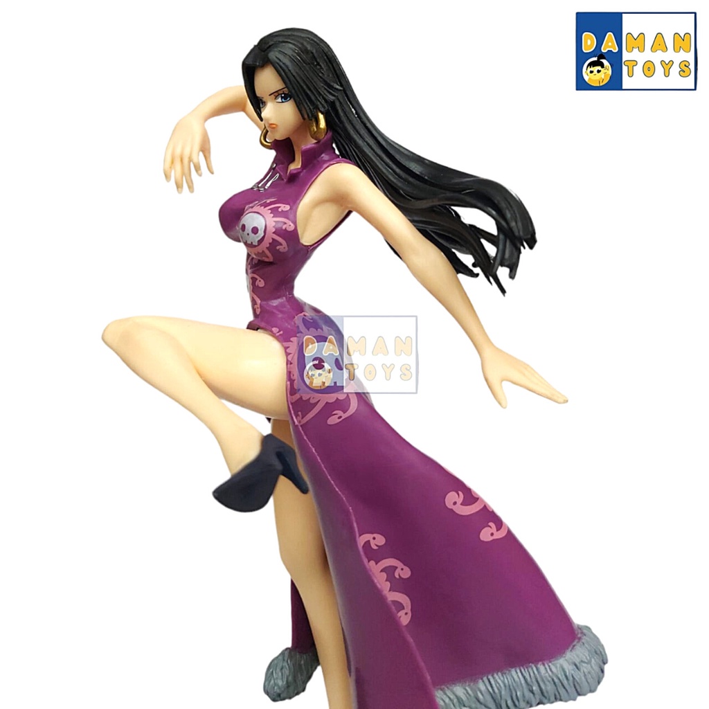 Action Figure One Piece Lady Fight Boa Hancock Lufy Anime Pajangan