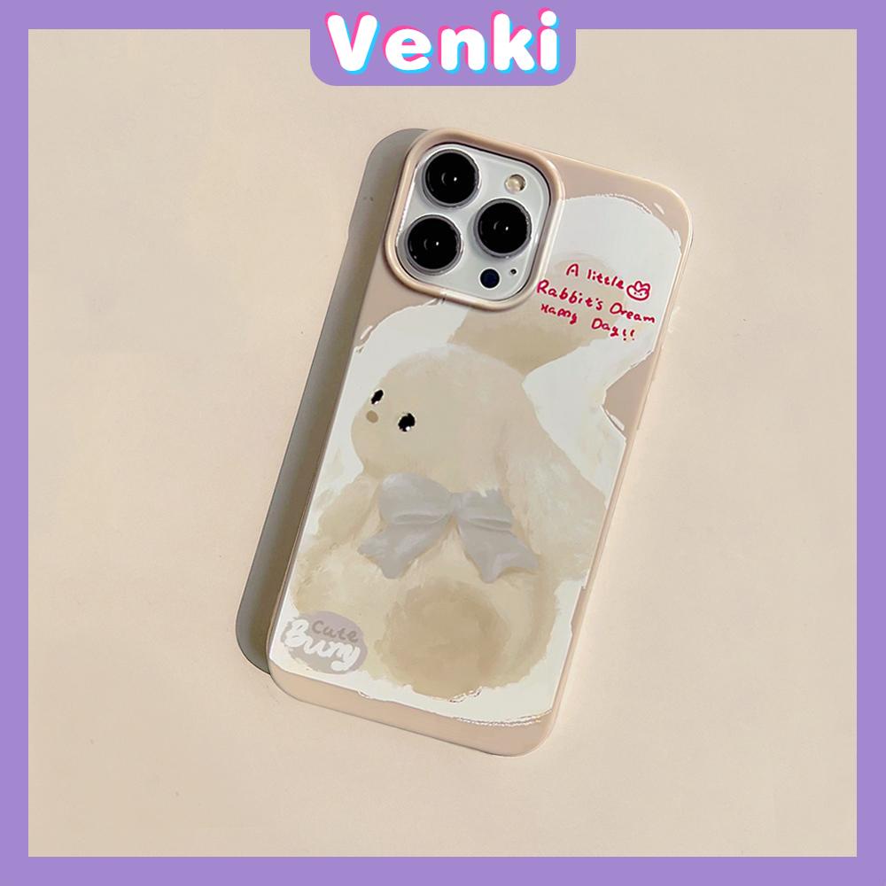 Case iPhone 14 Pro Max TPU Soft Case Cute Plush Bunny Glossy Khaki Candy Case Camera Protection Shockproof For iPhone 14 13 12 11 Plus Pro Max 7 Plus X XR