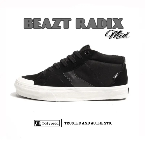 SEPATU BEAZT RADIX MID - BLACK BLACK